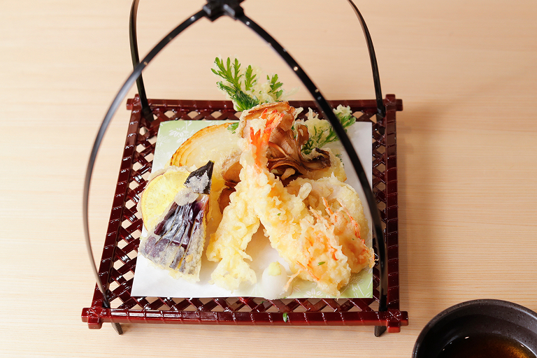 車海老と野菜天婦羅